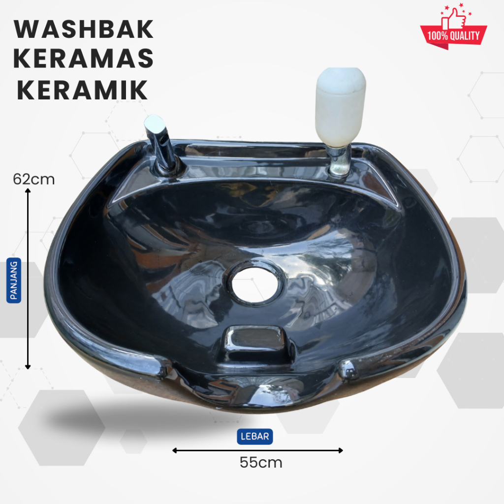 Washbak Keramik Untuk Barbershop salon