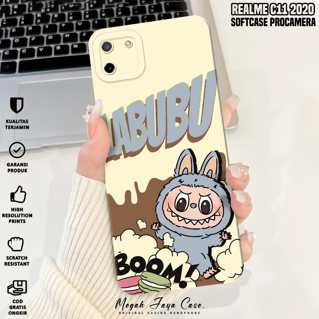 Case REALME C11 2020 - Casing REALME C11 2020 Motif labubu - Softcase Hp REALME C11 2020 - Kondom Hp