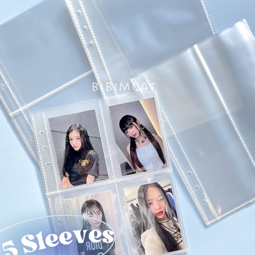 

KP8 A5 Size 1 Lembar Sleeve Binder A5 6 Ring ONE Sided