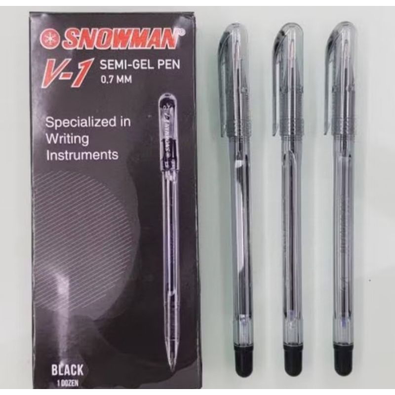 

(per lusin/12 pcs) Bolpoint Semi Gel pen V-1 0.7 mm