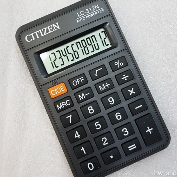 

Price Citizen LC312N Calculator 12 Dit pocket Kalkulator m untuk di saku pocket Kalkulator Citizen LC 312 Kalkulator Kecil 12 Dit