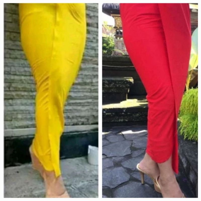 Kamen rayon lembaran merah, kuning // kamen polos lembaran