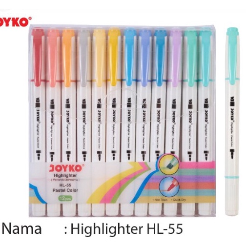 

KF7 Hhlhter Joyko HL55 12 Warna