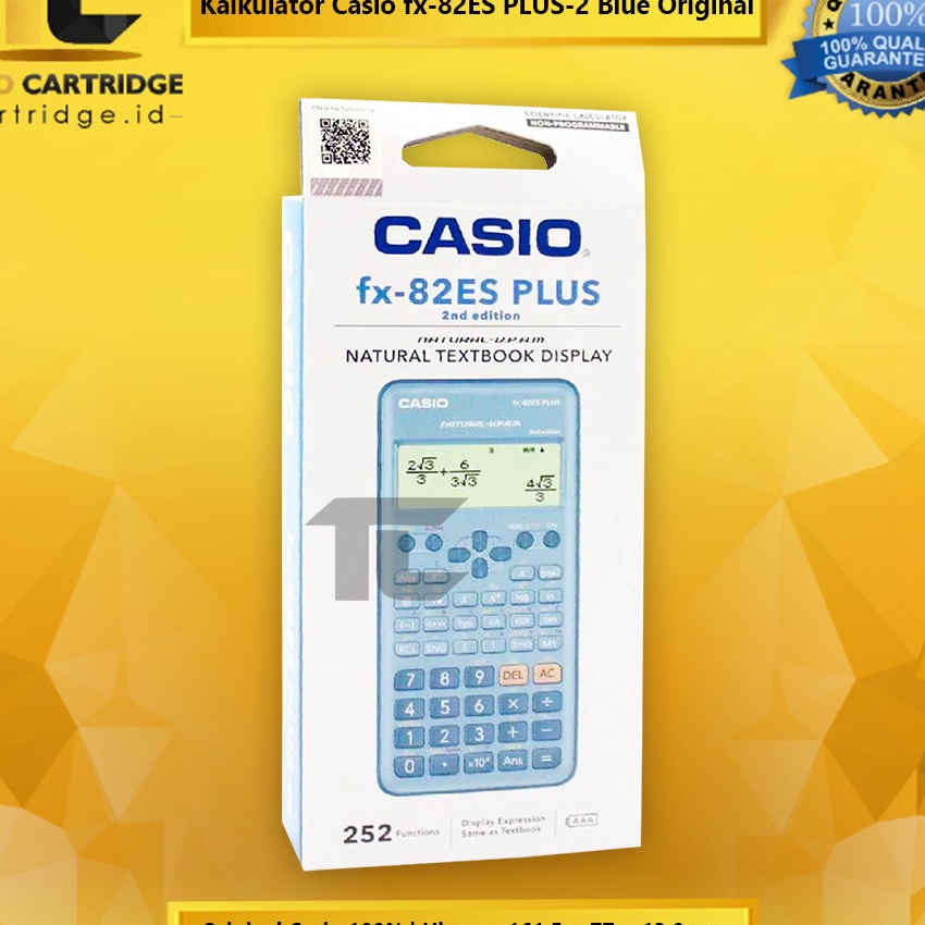 

Langka Kalkulator Casio fx 82ES PLUS2 12 Dit Calculator Scientific Kalkulator Ilmiah FX 82ES Plus 2 12 Dit Garansi Resmi Orinal