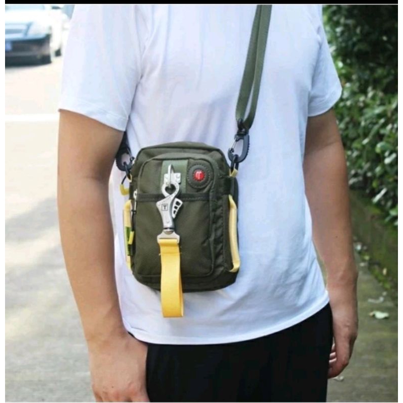 tas selempang seling 5599 tough bag tas army selempang tough bag