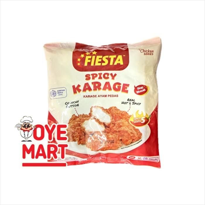 

FIESTA SPICY CHICKEN KARAGE 400GR / DAGING PAHA AYAM PEDAS