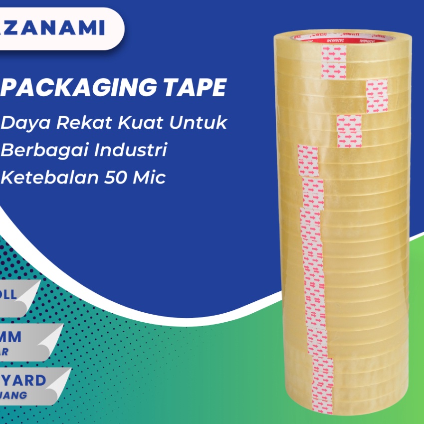 

KI3 ISOLASI BENING 12MM X 1Y SAZANAMI 12 LAKBAN SELOTIP BENING 1 PACK 24 ROLL