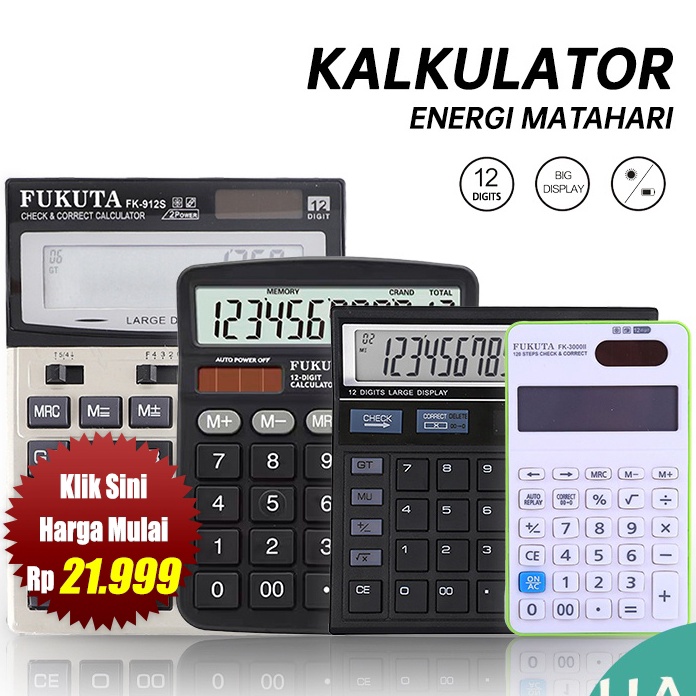 

KF7 Kalkulator Energi Mata 12 Dit Kalkulator Electronik Kalkulator Kecil Kakulator Dagang Alat Hitung Calculator Check FUKUTA