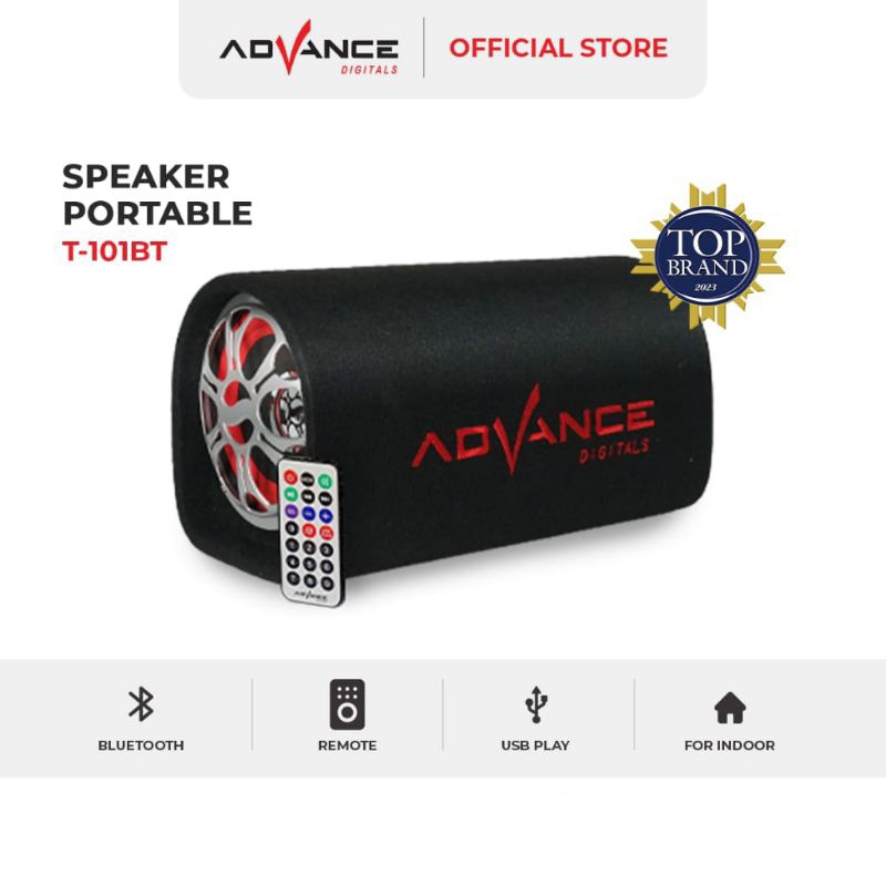 ADVANCE Speaker Bluetooth Subwoofer 5 inch T-101BT