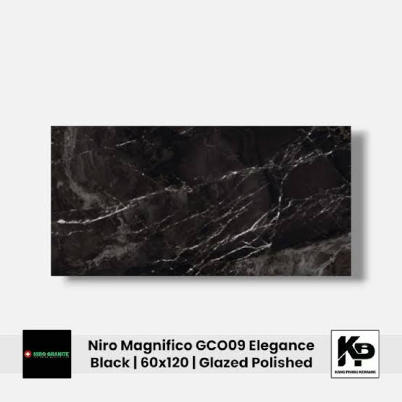 GRANIT NIRO MAGNIFICO 60x120 GC09 GLAZED POLISHED