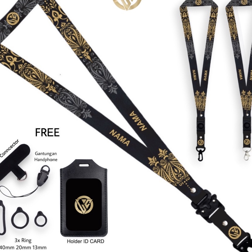 

KF7 Craft Custom Nama Artifact Gantungan Holder ID Card