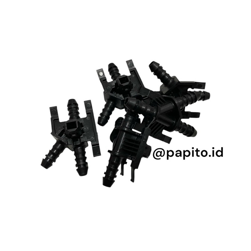 Konektor Sambungan Selang Bensin Cabang 3 Tipe Y Selang 8mm