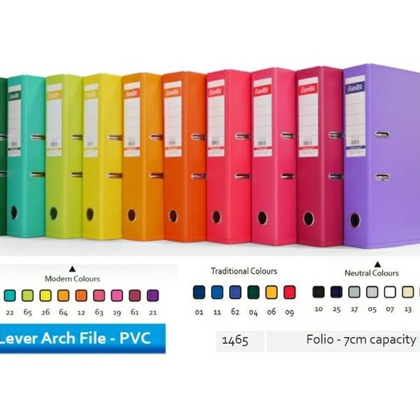 

Eksklusif Ordner Bantex 1465 V Folio 7cm Capacity
