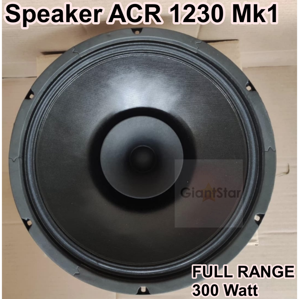 JXK7 Speaker Woofer Full Range 12In 12 Inch Acr 1230 Mk1 Black Speaker Acr 1230 Mk1 Salon