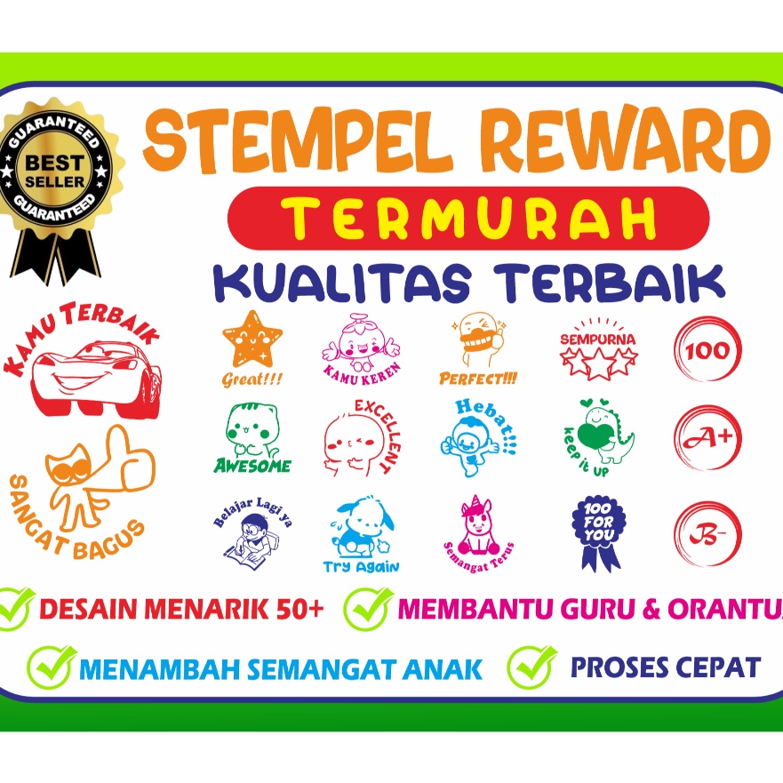 

HJ6 STEMPEL Nilai Reward Play Group Paud TK SD