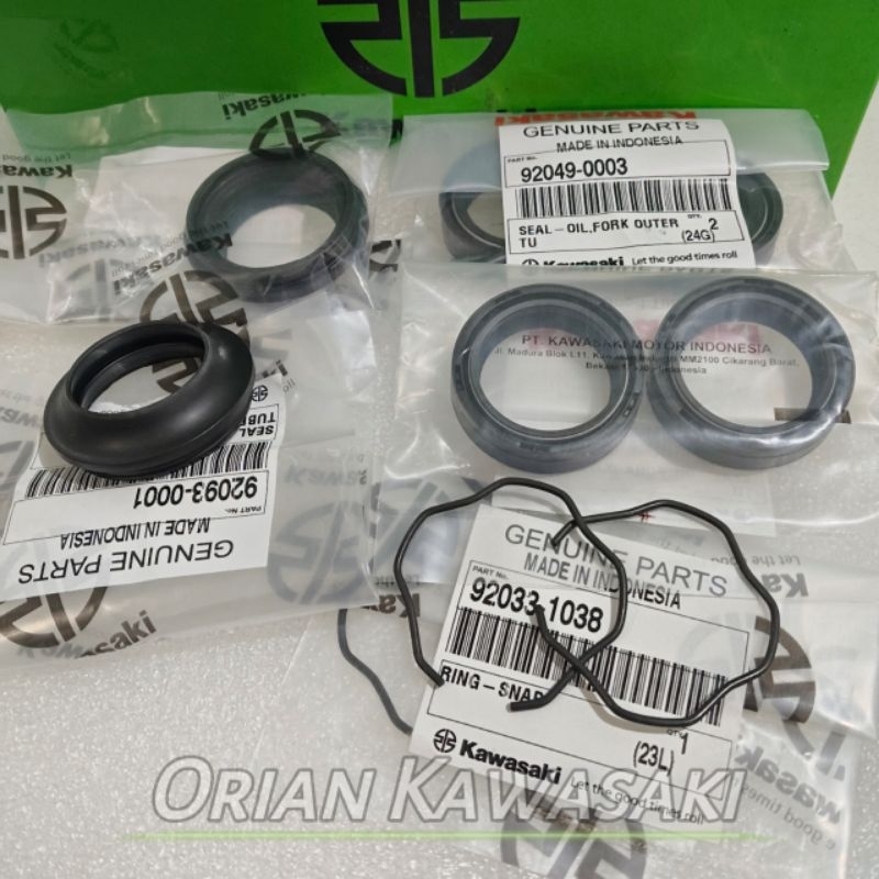 seal shock dan ring snap kawasaki athleth original