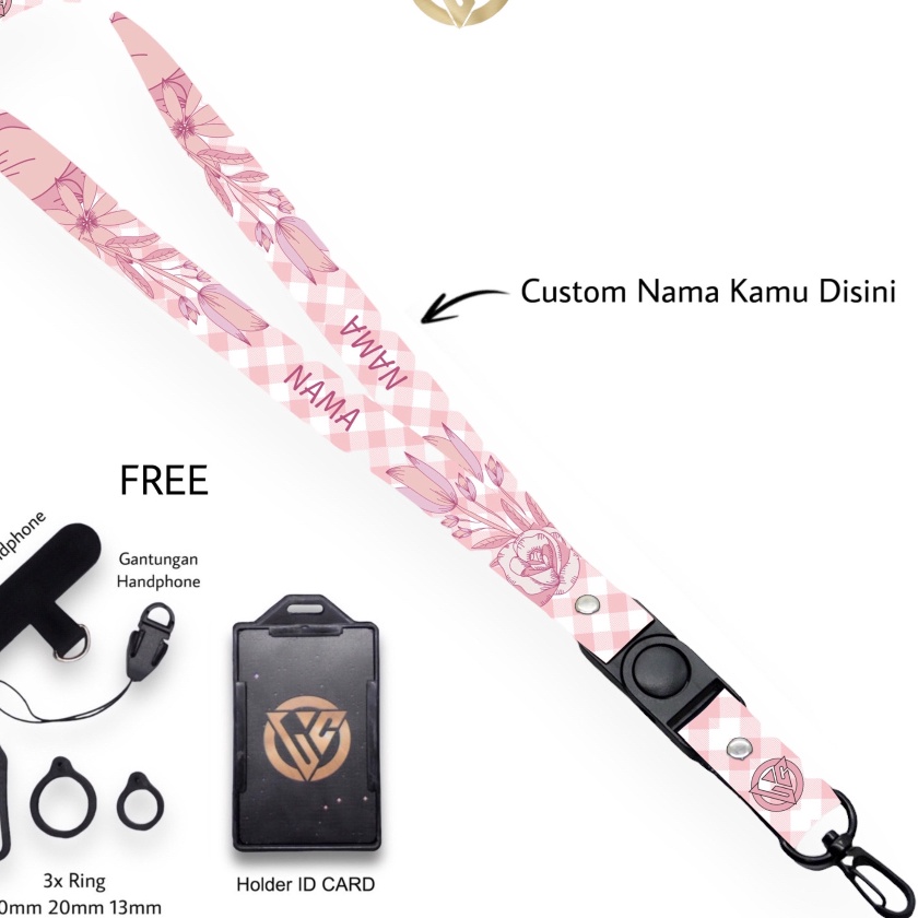 

KF7 Craft Custom Nama Flower Series Various Size