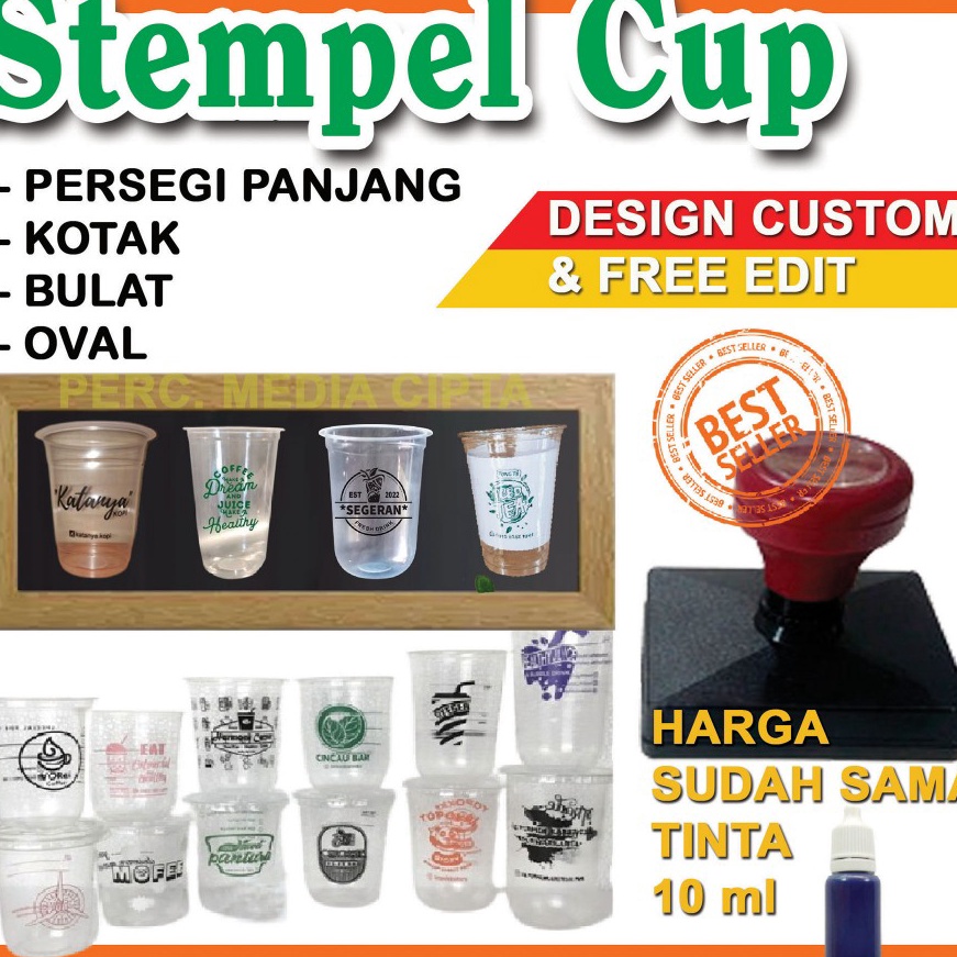 

Terjangkau Stempel Gelas Cup Plastik Sterofom Kayu