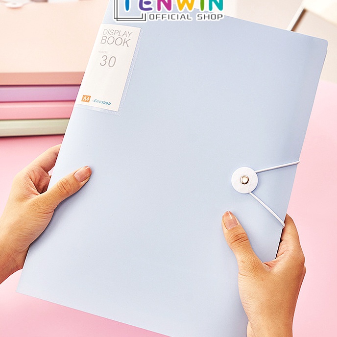 

FG2 Document Keeper A4F4 File Organizer Clear Holder f4 Map Map File Dokumen A4 234 Halaman Warna Pastel Tenwin