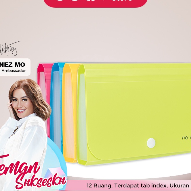 

KF7 Deli Expanding File A6 12 Pembagi dengan tab index untuk pengaturan yang mudah E5561