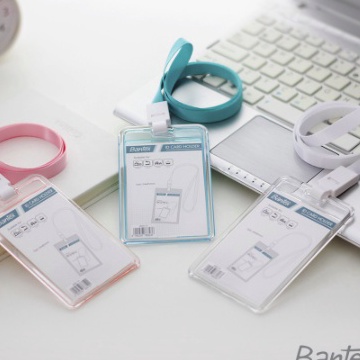 

FG2 Bantex Transparent ID Card Holder Portrait 8868