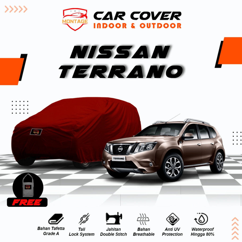 Body Cover Mobil Nissan Terrano / Sarung Mobil Nissan Terrano All Type / Mantel Selimut Mobil Terano