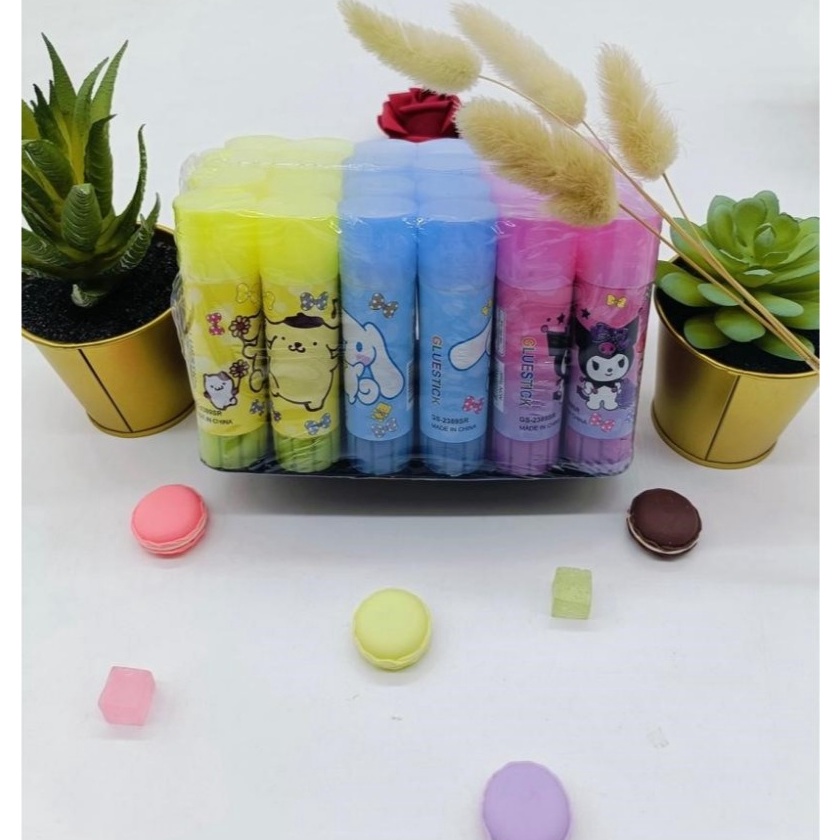 

Premium Lem stik 1pak24pc ukuran 23gram Lem stick Lem Lem fancy Glue Stik Fancy