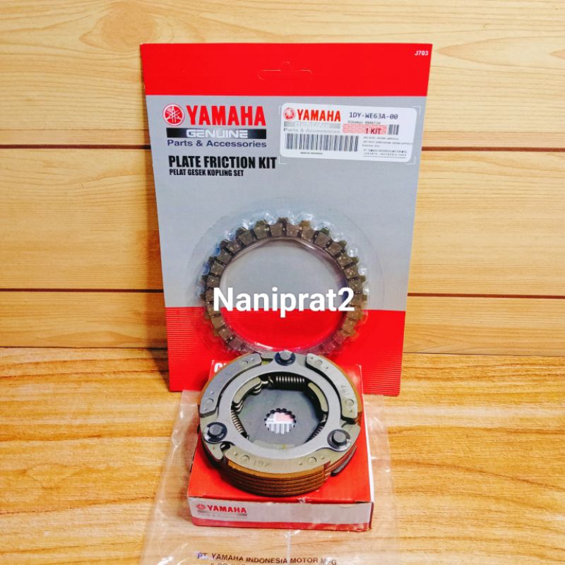 Plat Kopling 1DY + Kampas Ganda Assy Yamaha Jupiter Z1 injeksi