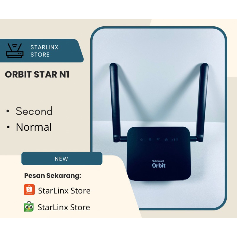 Telkomsel Orbit Star N1 4G Modem Wifi High Speed Free Sim Card
