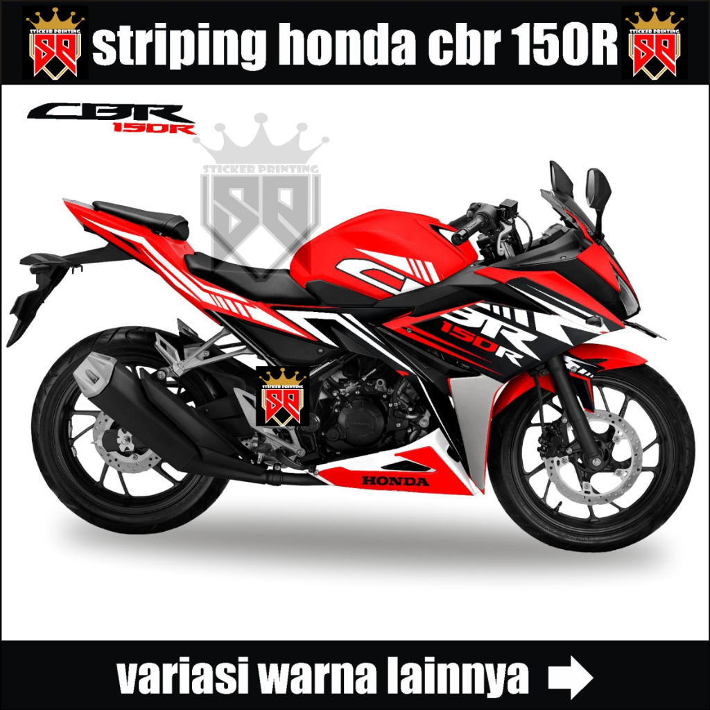 STRIPING CBR 150R FACELIFT K45G/DECAL STICKER CBR 150 R K45G-K45N