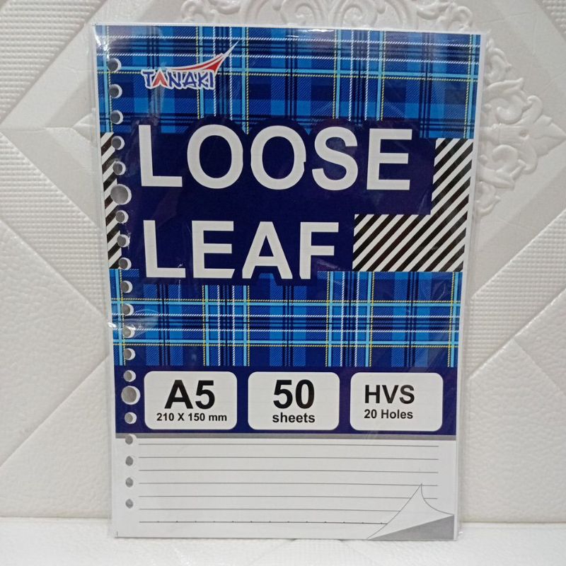 

Isi binder Loose Leaf A5 TANAKI Isi 50