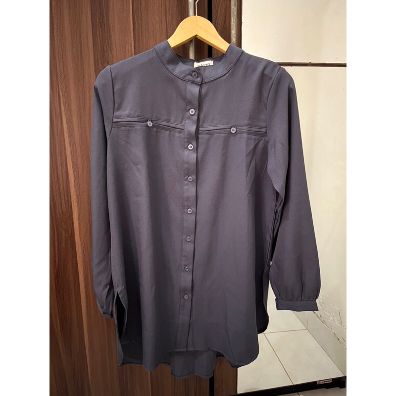 Preloved Ederra Tissa Blouse in Stone