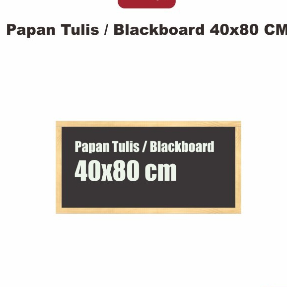 

PAPAN TULIS KAPUR HITAM BLACKBOARD CHALKBOARD 40X80 CM KOALA PROJECT //02