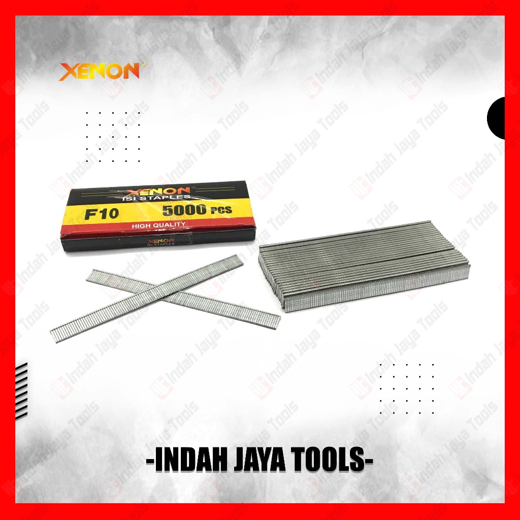 

XENON Isi Paku Tembak F10 - Refill Air Nailer Gun Paku Tembak Staples Bit Finish Nail F 10