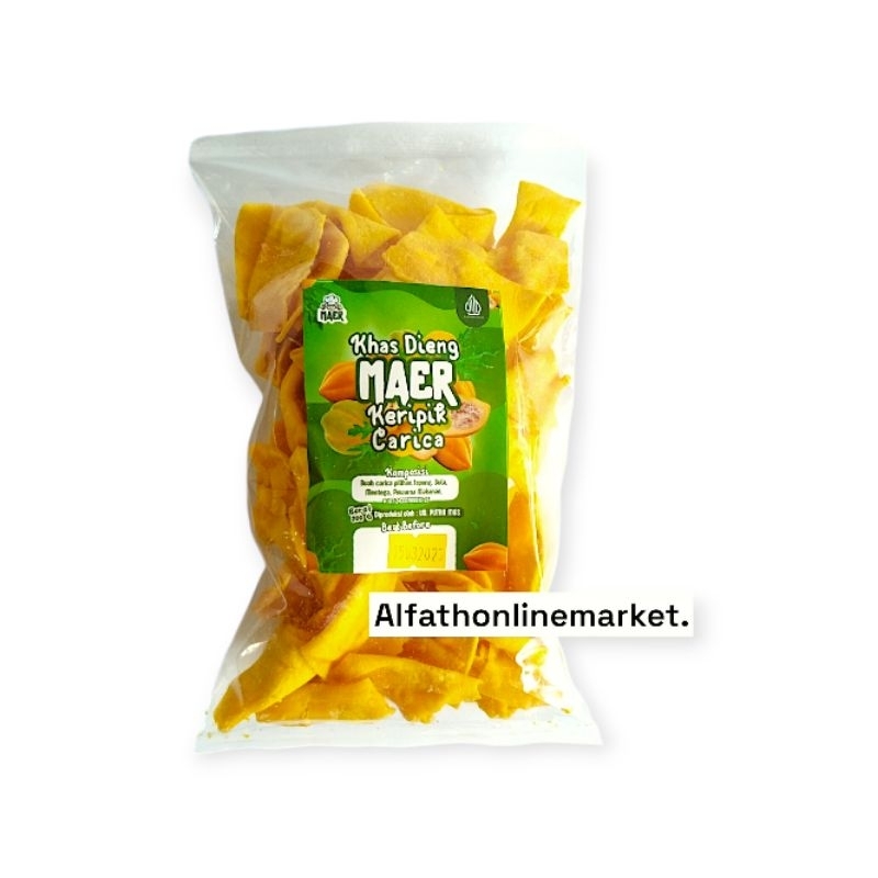 

Nycyta Home Keripik Carica Dieng Chips - Keripik Buah Carica Dieng Snack Camilan Sehat Manis Renyah