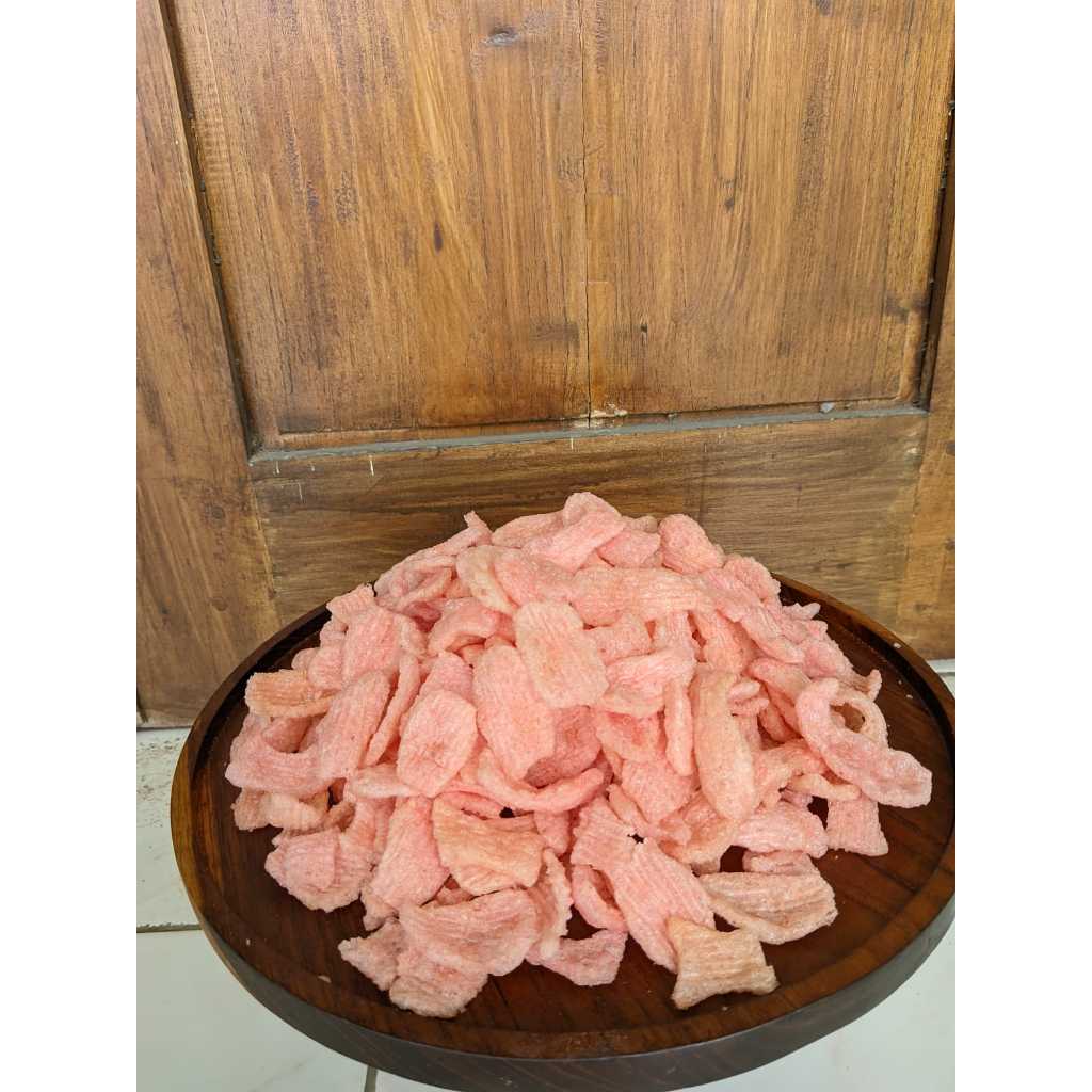 

krupuk ikan raja obral kemasan 250gram/Cemilan jaman Now