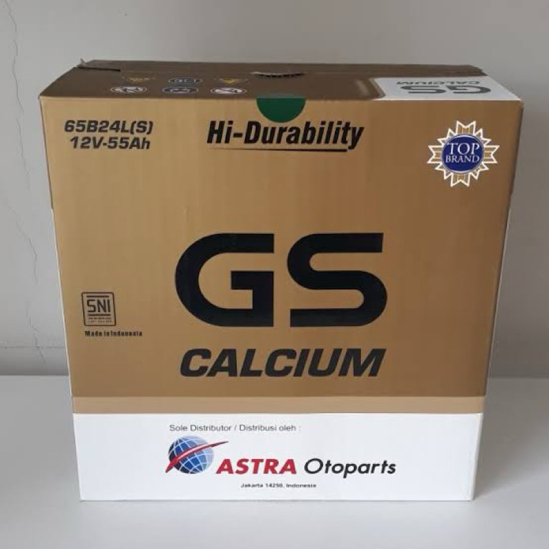 AKI GS ASTRA CALCIUM 65B24LS / NS60LS 12V-55AH