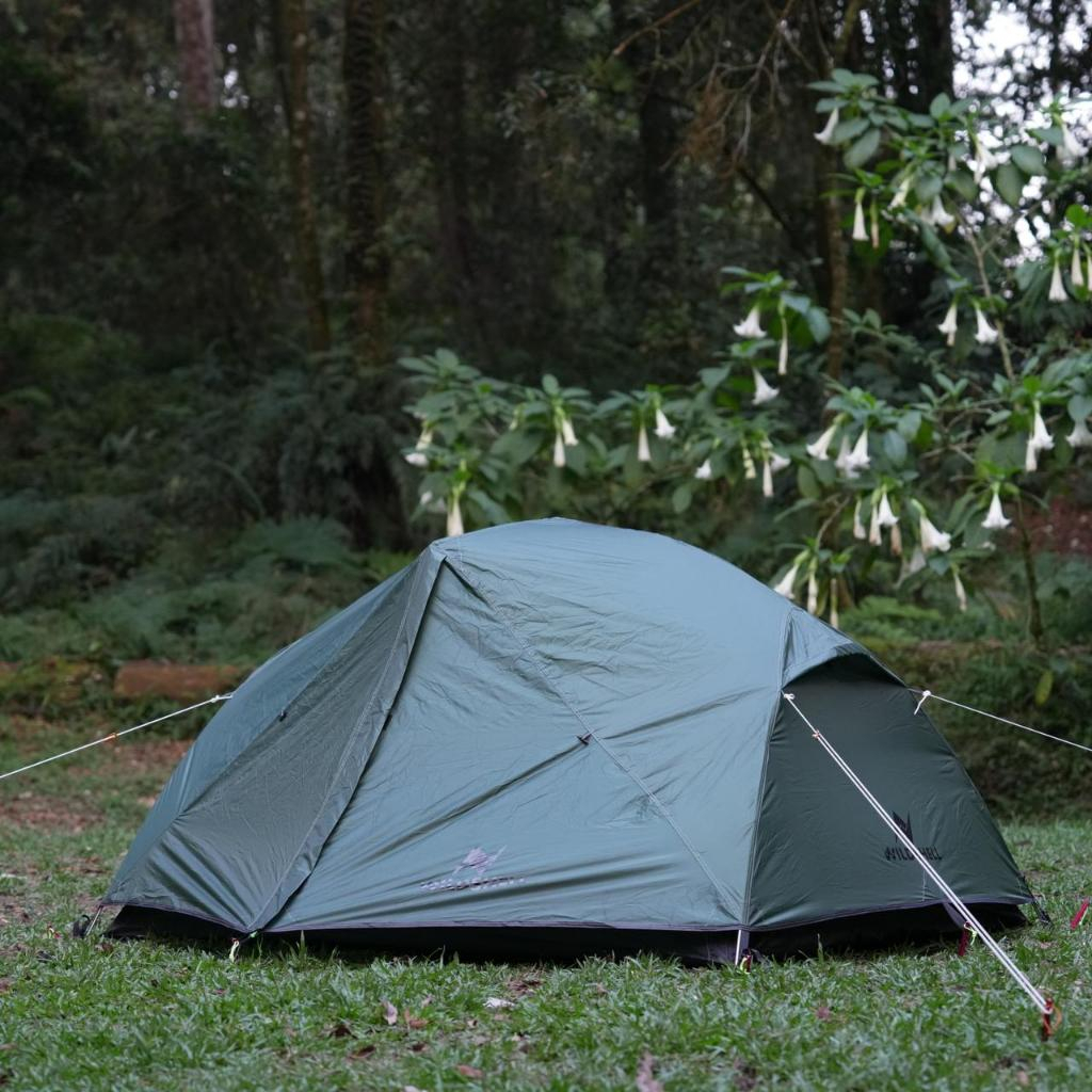 TENDA CAMPING WILDSHELL SERIES SEMBALUN KAPASITAS 2 PERSON DOUBLE LAYER WATERPROOF HIKING