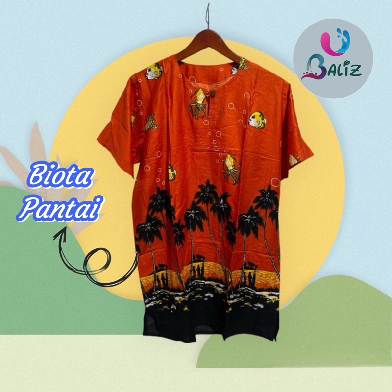 baju pantai bali - baju santai - baju barong - baju distro - kaos oblong - kaos barong - kaos pantai