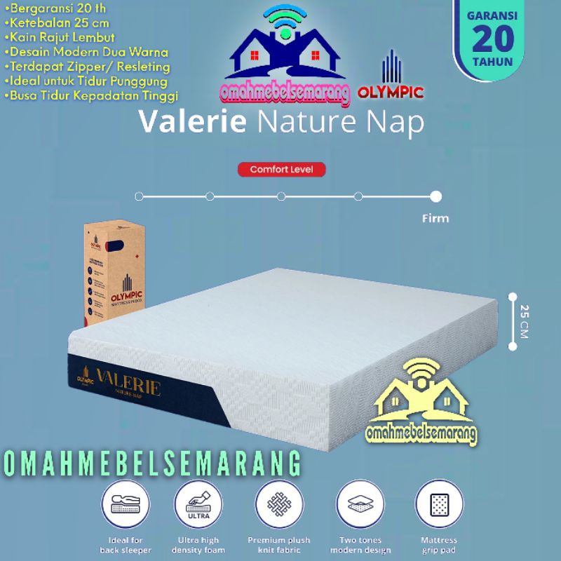 kasur busa OLYMPIC VALERIE matras bed Foam tebal 25 cm