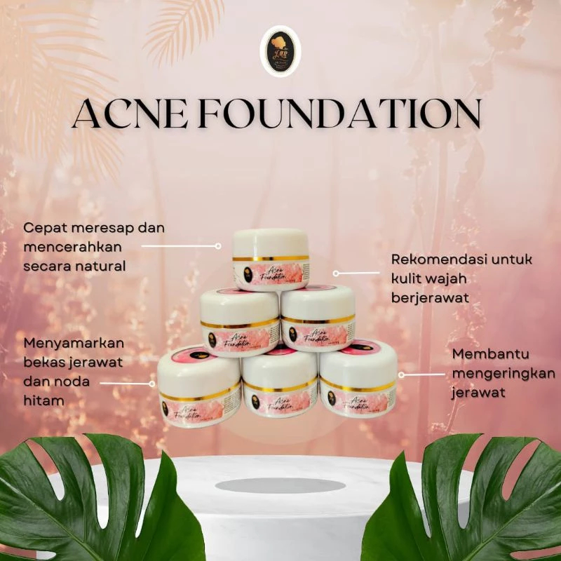 Jmb JM BEAUTY ACNE FOUNDATION - JM BEAUTY UNTUK JERAWAT