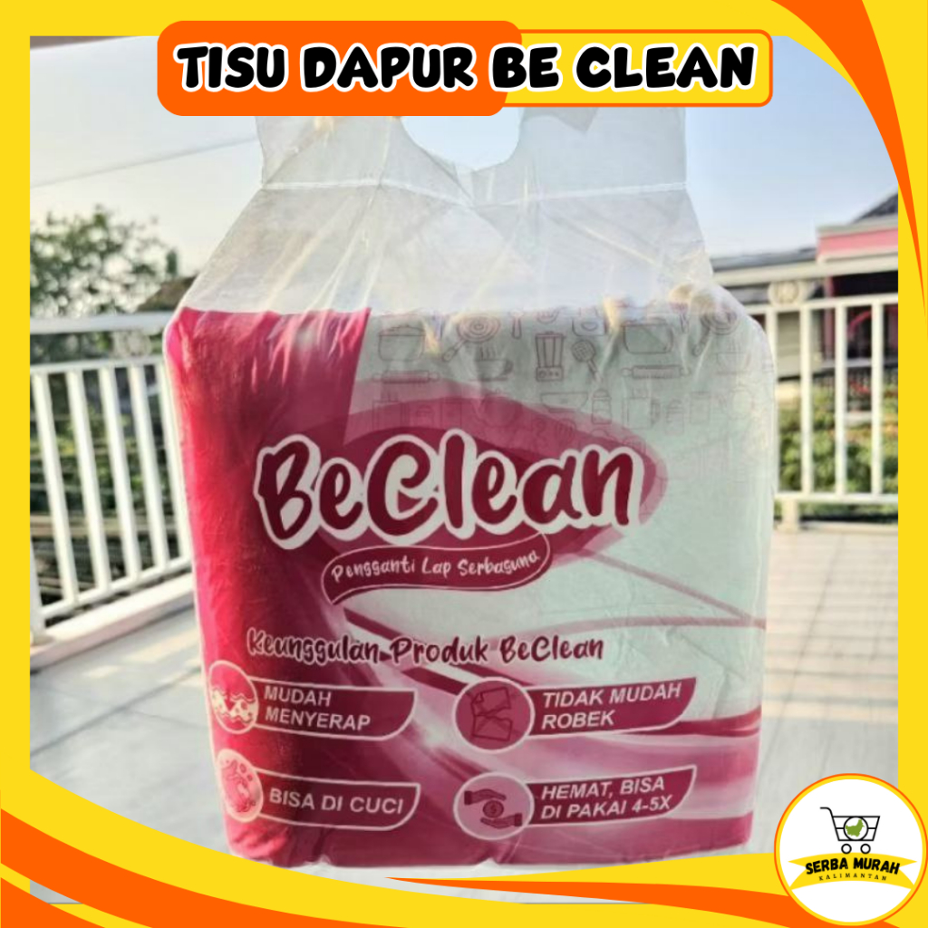 TISU DAPUR BE CLEAN 500 GRAM | TISSU KOMPOR | TISU MINYAK SERBAGUNA 500 GRAM | TISSU KOMPOR DAYA SER