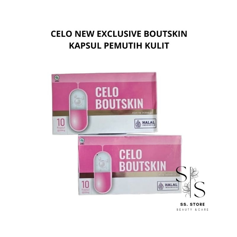 READY STOK CELO BUNDLE 2 BOUTSKIN BPOM HALAL KAPSUL PEMUTIH PENCERAH BADAN