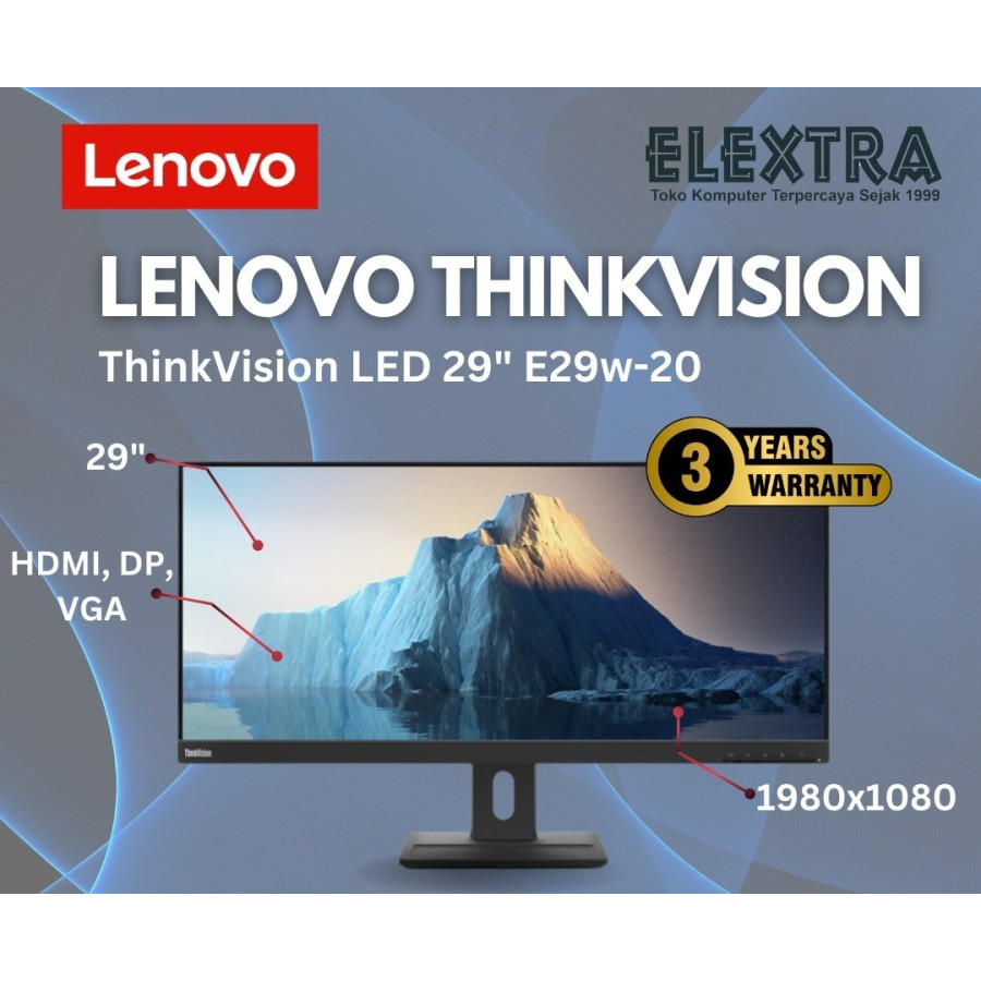 Lenovo E29w-20 Monitor