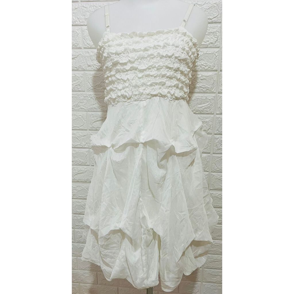 LINGERIE DRESS SIFON PUTIH