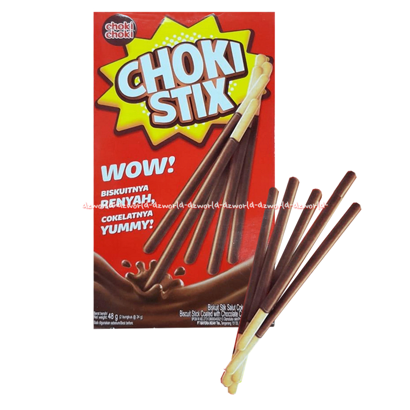 

Choki 48gr Choki Stik Biskuit Coklat Stix Coki Coki Biskuit Renyah Salut Coklat