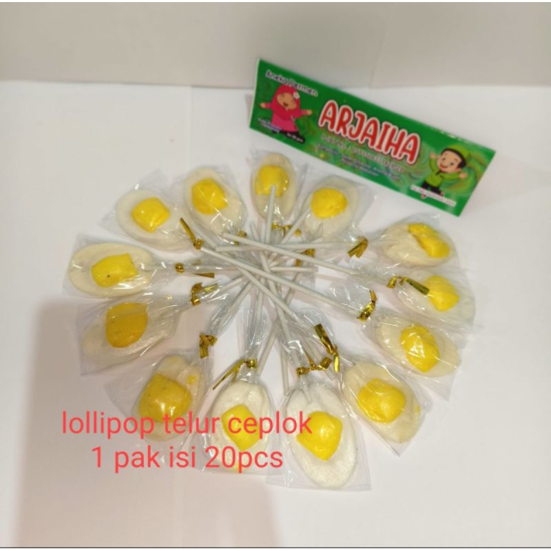 

PERMEN LOLIPOP TELUR CEPLOK 3 CM ISI 20 PCS HARGA GROSIR