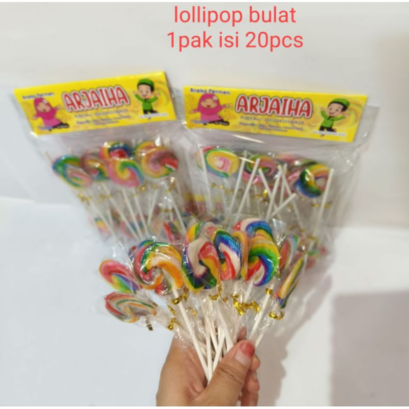 

PERMEN LOLIPOP BULAT 3 CM ISI 20 PCS HARGA GROSIR