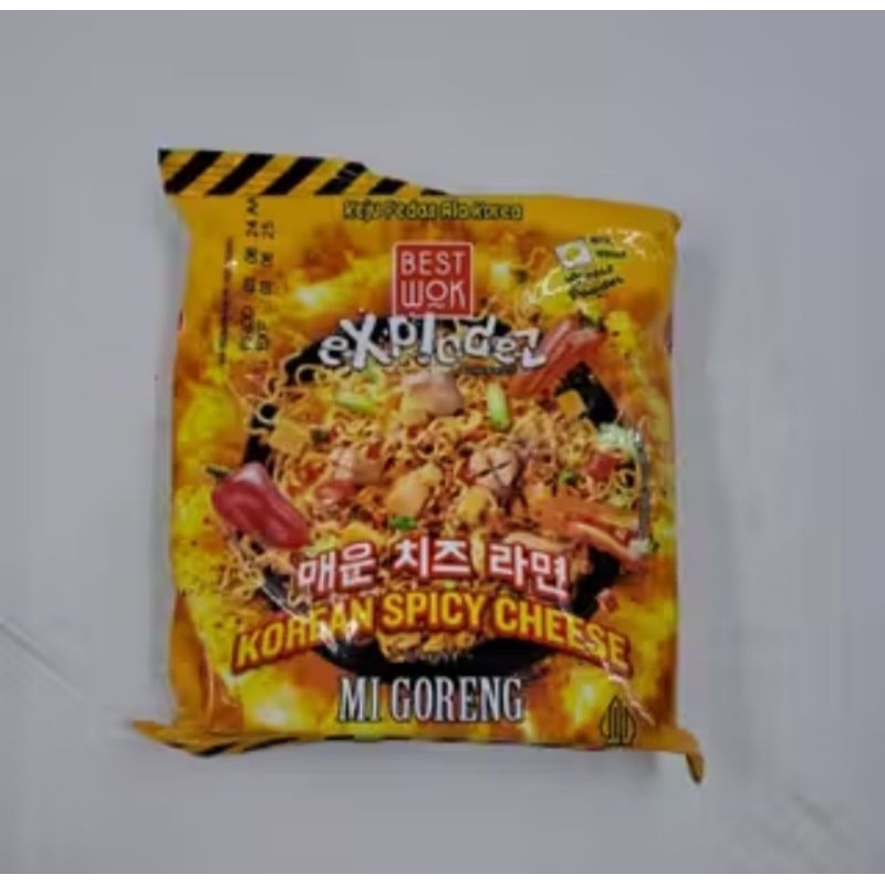 

[ 10 Pcs ] Best Wok Mi Goreng Korean Spicy Cheese 73gr / BestWok