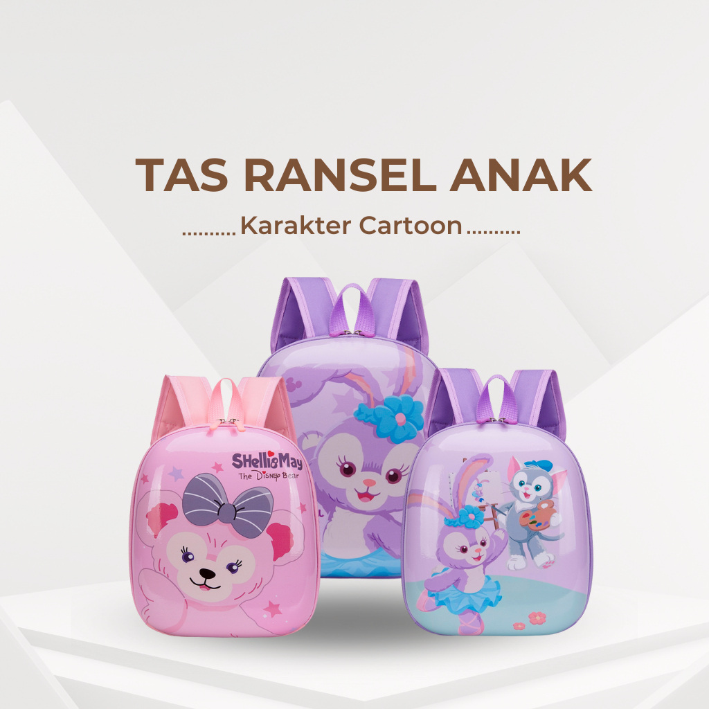 Khatinstore Tas Ransel Sekolah Anak SD TK SMP SMA Karakter Lucu / Tas Sekolah Anak / Ransel Sekolah 